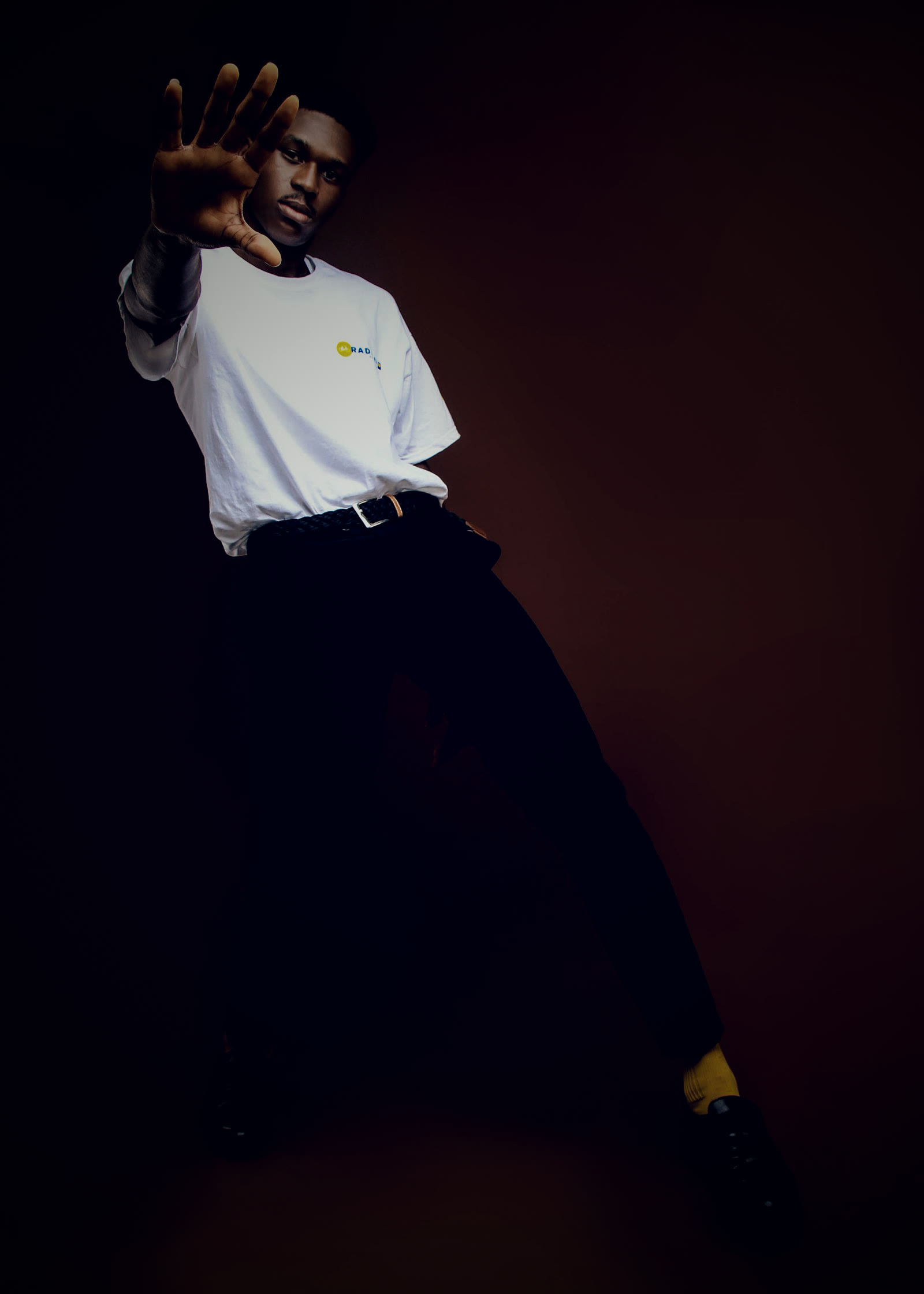 Studio model, full body